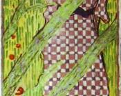 皮耶勃纳尔 - Woman in a Checked Dress